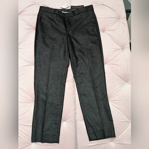 NWT Banana Republic Stylish Classic Avery Shimmery Straight Ankle Length Pants